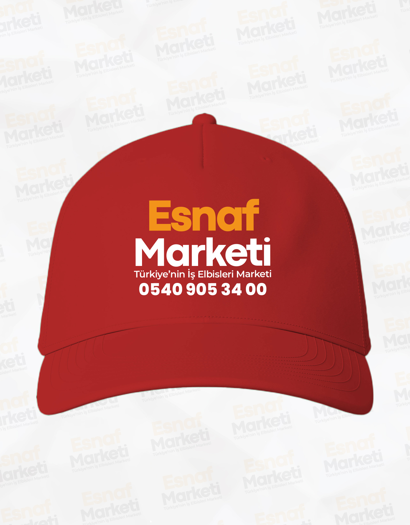 Kırmızı Kaliteli Polyester Şapka