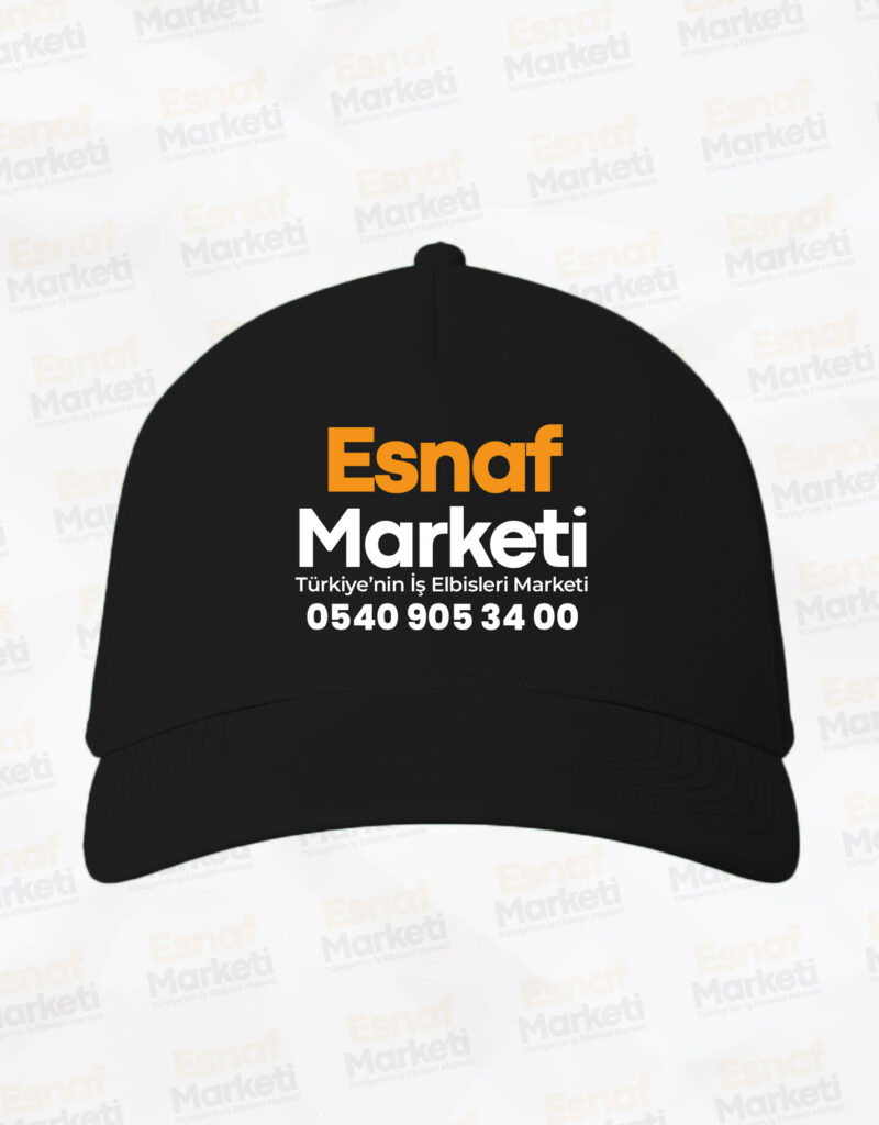 Siyah Kaliteli Polyester Şapka