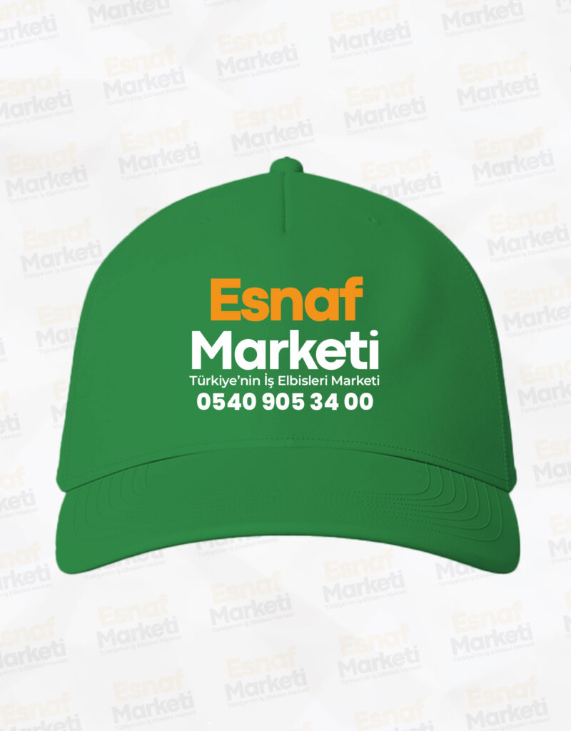 Yeşil Kaliteli Polyester Şapka
